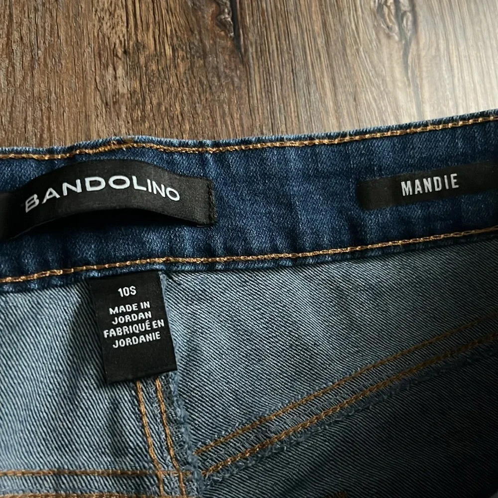 Womens Bandolino Mandie Straight Short Jeans - Picture 5 of 9